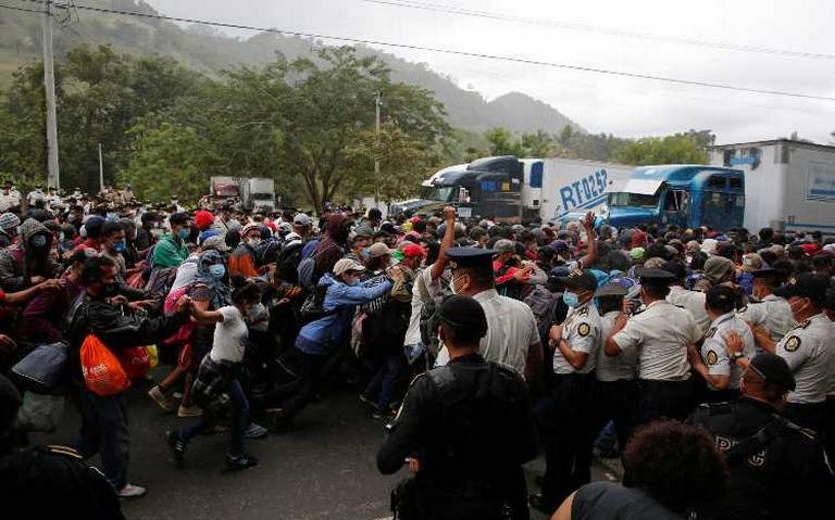 caravana migrante nueve mil migrantes avanzan a M xico El Sol de